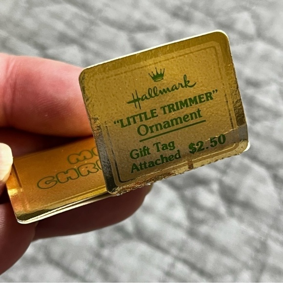 5 VTG Christmas Ornaments Santas Snowman Dove Stocking Hallmark Little Trimm - Picture 9 of 12